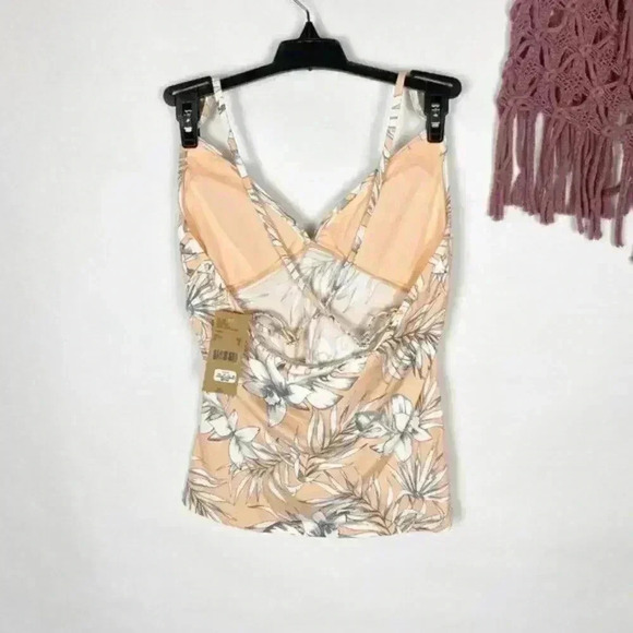 Cremieux‎ Tropic Toile Cross Back Tankini Top - Picture 3 of 5